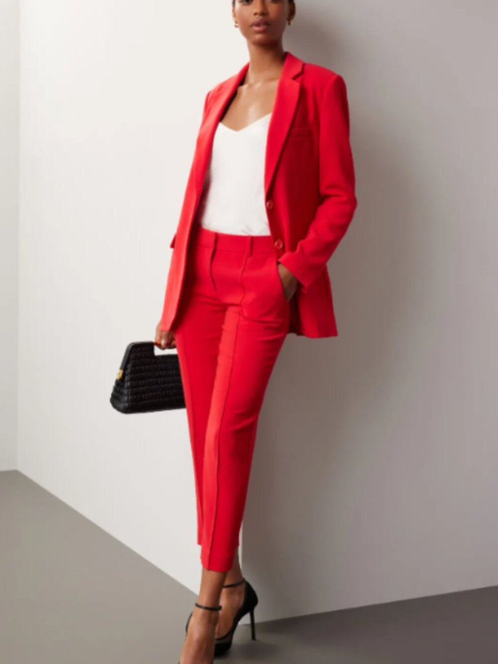 RTR-205 MICHAEL KORS Red Slim Pants